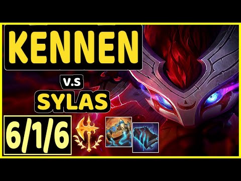SOHWAN (KENNEN) vs SYLAS - 6/1/6 KDA TOP CHALLENGER GAMEPLAY - KR