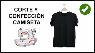 Costura camiseta o playera cuello redondo para hombre