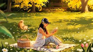 Reading in the Park 📖 Warm Neo Soul Mix for Calm Mind & Positive Energy