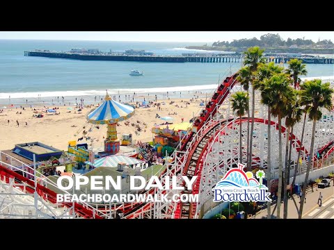The Santa Cruz Beach Boardwalk is now OPEN DAILY!