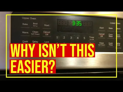 How To Change the Clock and Set the Time On A GE (General Electric) Oven
