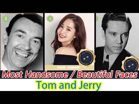 Top 10 Beautiful Faces of Tom and Jerry,CAST🔥 Daws Butler 9th| Scored by AI