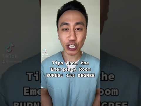 Tips from the ER: Burns: 1st Degree #shorts MuFKR.com