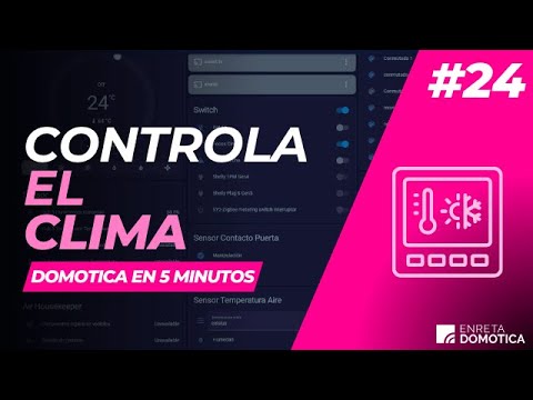 Domótica para Climatización: Calefacción y Aire Acondicionado Inteligente