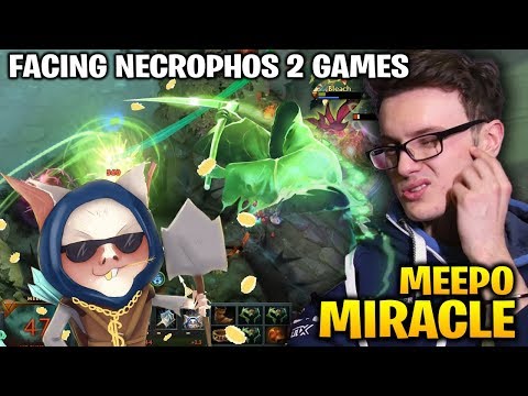 Miracle Meepo Facing Necrophos in 2 Games - Long Time no Meepo