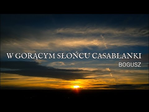 Bogusz- W gorącym słońcu Casablanki (cover z rep. A. Mikołajczak) Nowość Wersja 2022 (Lyric Video)