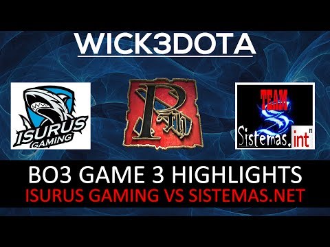 Isurus Gaming vs Sistemas.Net Bo3 Game 3 ElPadrinoth Cup Dota 2 Highlights