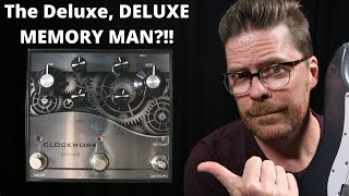 Video thumbnail for J. Rockett Audio Designs CLOCKWORK ECHO. All of the good stuff with some more GOOD STUFF! by Shawn Tubbs