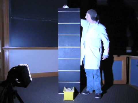 MIT Physics Demo -- Strobe of a Falling Ball