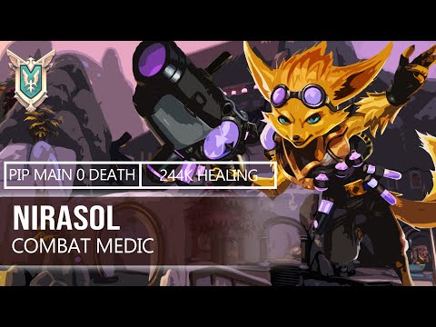 NirasoL Pip Main 0 Death 244K Healing | Master | COMBAT MEDIC | Paladins Competitive Gameplay