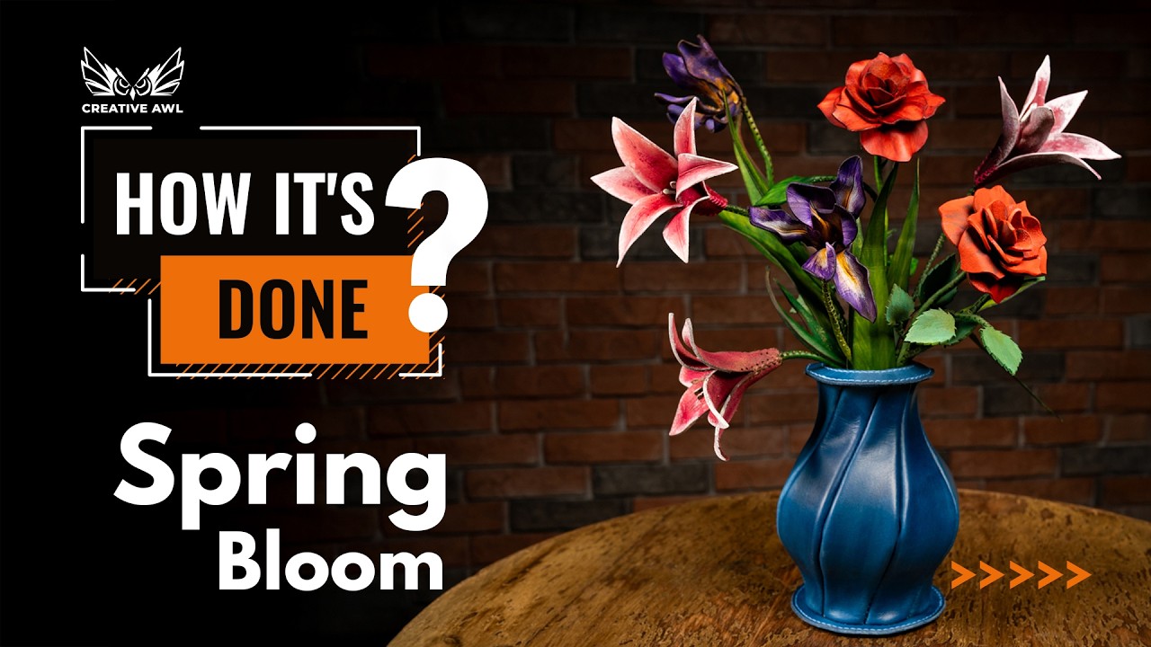 Spring Bloom DIY Leather Tutorial