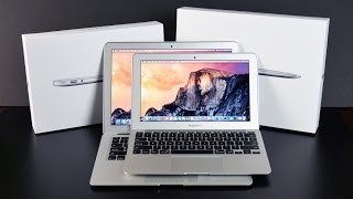 Apple MacBook Air 11&quot; &amp; 13&quot; (2015): Unboxing and Comparison