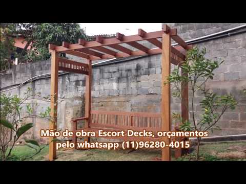 Pergolado Banco 3x1.50x2.30 Com Nota Fiscal E Garantia - R$ 3.800,00 em