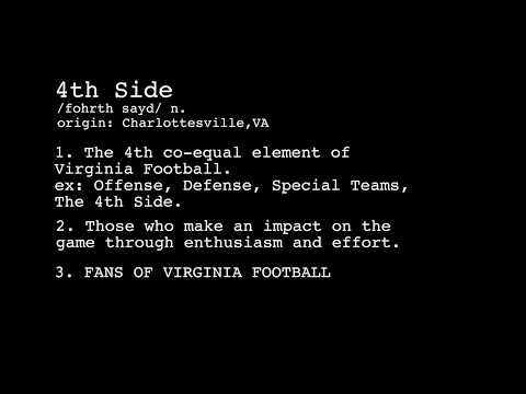 VIRGINIA FOOTBALL: The 4th Side