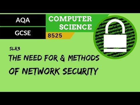 16. AQA GCSE (8525) SLR3 - 3.5 The need for & methods of network security