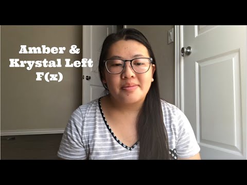 Amber and Krystal Left F(x) 😢