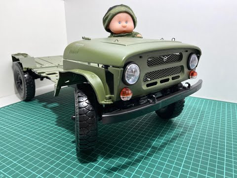 Сборка УаЗ 469 №29№30№31№32 Масштаб 1:8 Deagostini