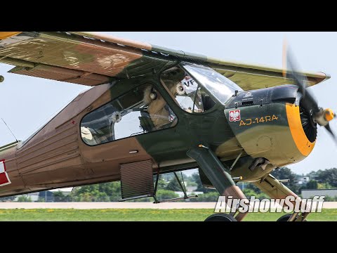 Warbird and Military Arrivals/Departures (Thursday Part 1) EAA AirVenture Oshkosh 2019
