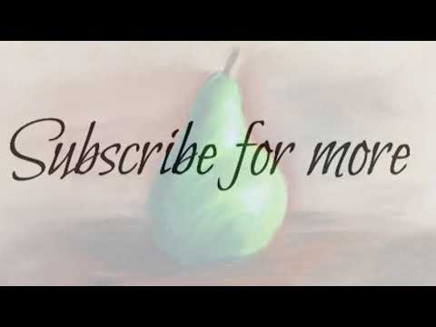 How to draw pear|soft pastel|drawing for kids