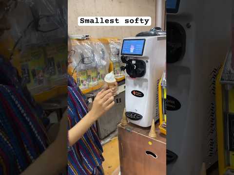Smallest ice cream maker | ice cream making machine | softy ice cream machine | digital ice cream