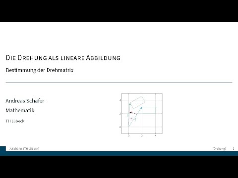Die Drehung im R^2 als lineare Abbildung