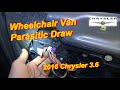 Wheelchair Van Parasitic DRAW Chrysler