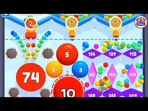 Melty Bubble healing puzzle vs bend breaker - 2048 ball Gameplay walkthrough New Update part #1
