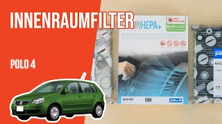 Youtube thumbnail of video "Wie Polo 4 Innenraumfilter wechseln 👃"
