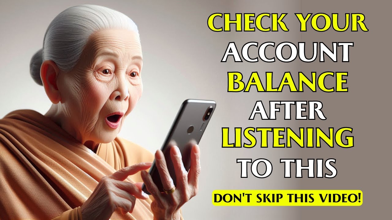 Check Your Bank Account 10 Minutes After WATCHING This Video... | Buddhist Teachings