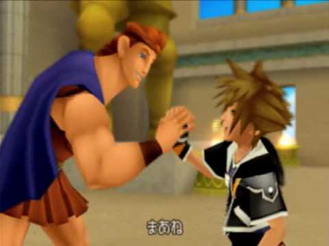 KH2, Japanese cutscene: 177 - Olympus Coliseum: First Visit (Part 15)