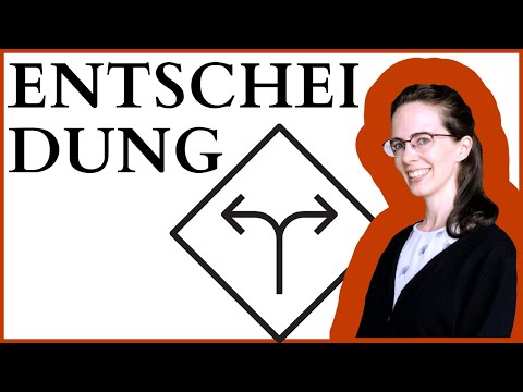 Schwere Entscheidung treffen - Kurze & effektive Methode