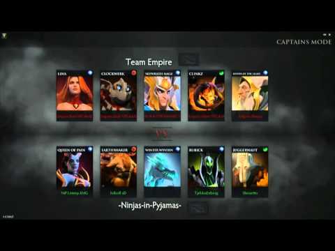 Ninjas in Pyjamas vs Team Empire Game 1 - WCA EU Pro Qualifier - @TobiWanDOTA