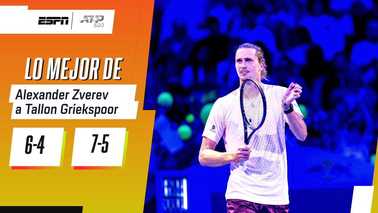 ¡TRIUNFO Y NÚMERO UNO! ZVEREV SUPERÓ A GRIEKSPOOR Y SERÁ EL NUEVO LIDER DEL RANKING | RESUMEN
