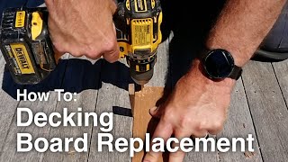 How to Replace Rotten Deck Boards Like New