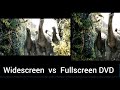 Widescreen Vs Fullscreen DVD King Kong 2005 Dinosaur Scene