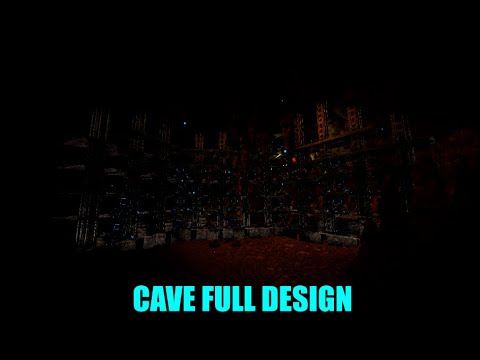 Cave FULL DESIGN Lost Island Base Tour ARK Survival Evolved