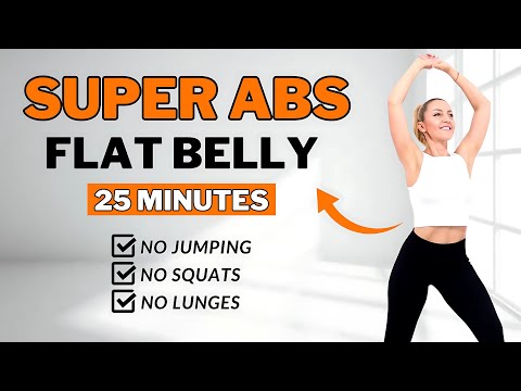 🔥25 Min STANDING ABS WORKOUT🔥SMALL WAIST + ABS🔥Lose Belly Fat in 14 Days🔥No Jumping🔥No Repeat🔥
