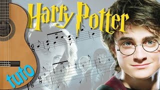 TUTO - HARRY POTTER - Guitar FingerStyle (Score &amp; Tab)