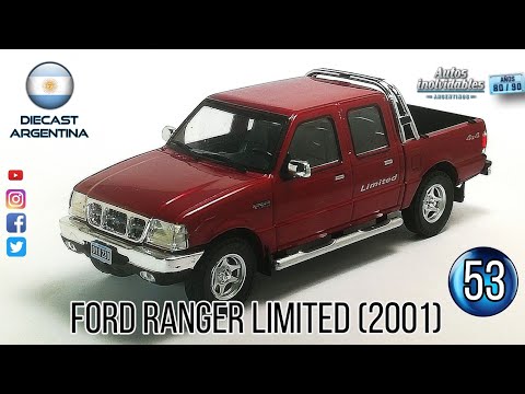 Thumbnail for #53 Ford Ranger Limited (2001) 1/43 - Autos Inolvidables Argentinos - Años 80/90