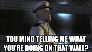 You mind telling me what you&#39;re doing on that wall?