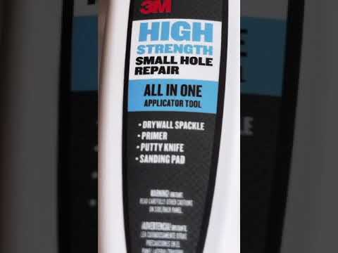 3m’s “High strength small hole repair” product review. #diy #review #handyman #homerepair
