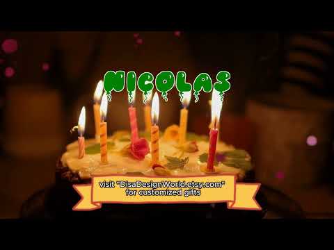 Happy Birthday NICOLAS   Happy Birthday Song   Birthday Wishes   Birthday Party