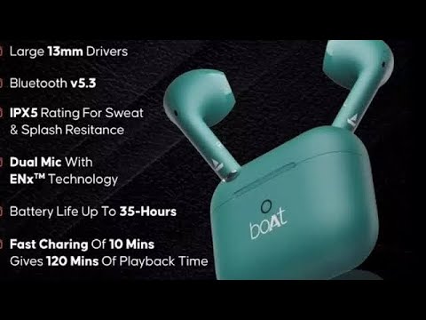 Unboxing boAt Airdrops Alpha | 35 HRS playback | 13mm drivers | dual mics ENx | Beast Mode Bluetooth
