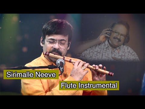 Sirimalle Neeve | flute Instrumental | Nagaraju Talluri | SPB tribute