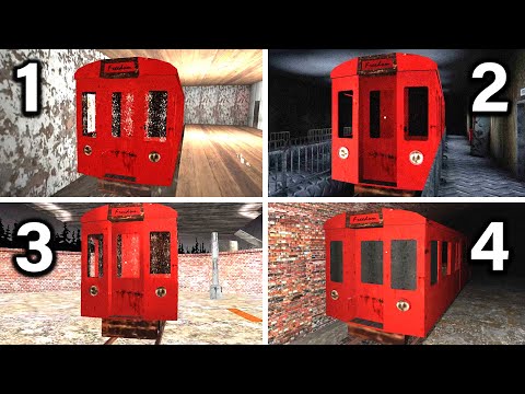 Granny 1 2 3 4 Train Escape Full Gameplay - Granny All Chapters