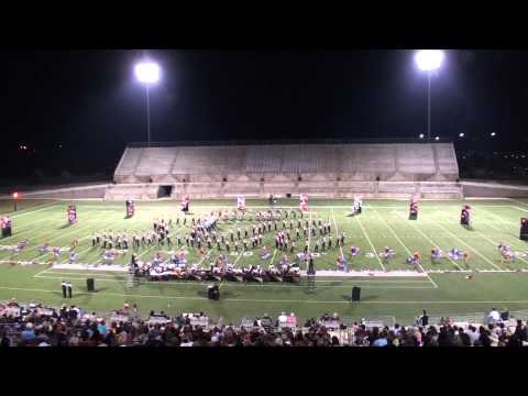 LTHS Cavalier Band Lady in Red @ Region Marching Contest 10.20.2012