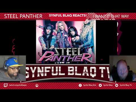 Synful Blaq Request Line - Steel Panther - I Want it That way cover