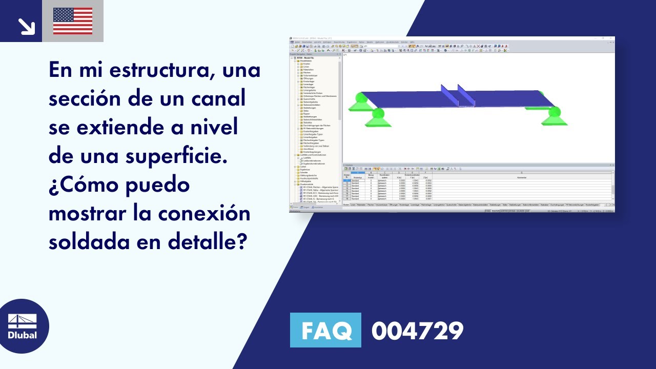 FAQ 004729 | En mi estructura, una sección de un canal se extiende a nivel de una superficie. ¿Cómo puedo ...