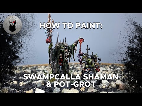 Contrast+ How to Paint: Orruk Kruleboyz Swampcalla Shaman & Pot-grot
