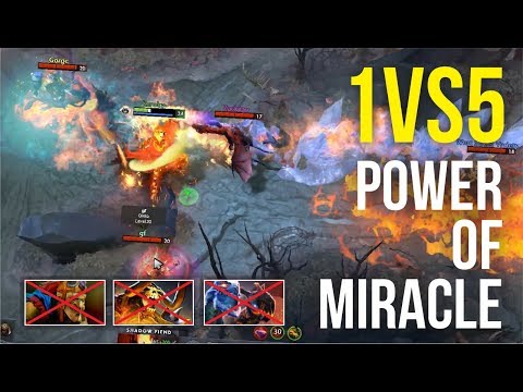 INSANE 1 vs 5 - Miracle Shadow Fiend | Dota 2